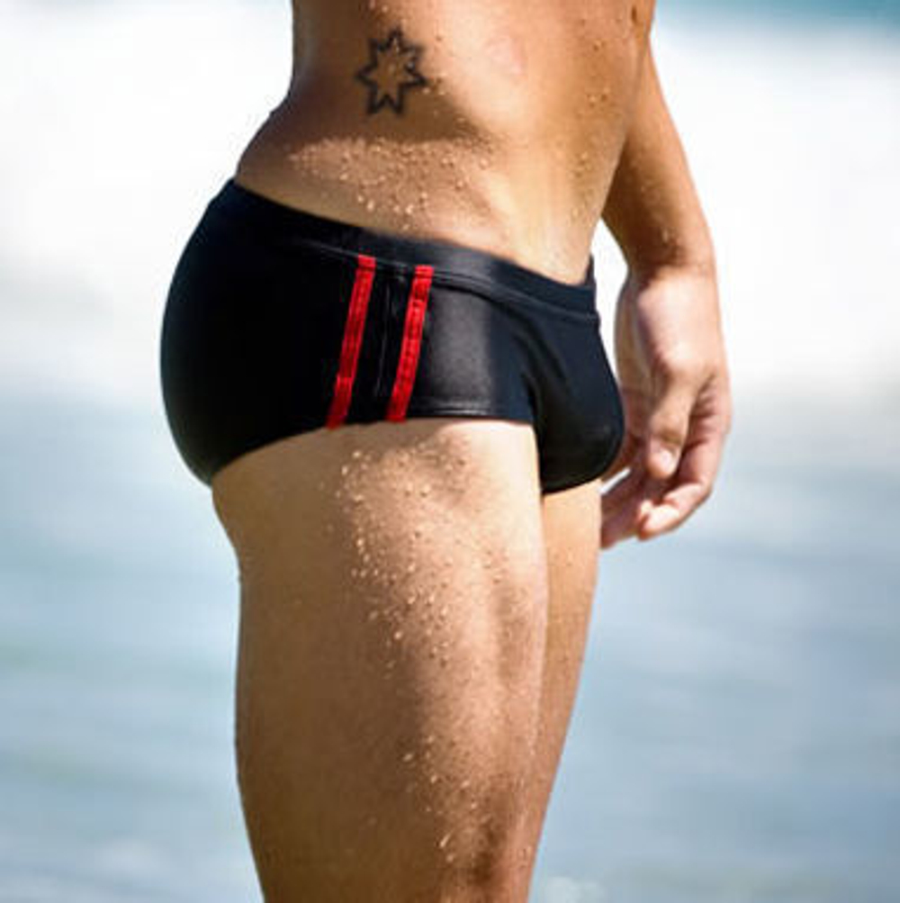 Мужские плавки тёмно-серые Aussiebum Squad Booster Jock Officer