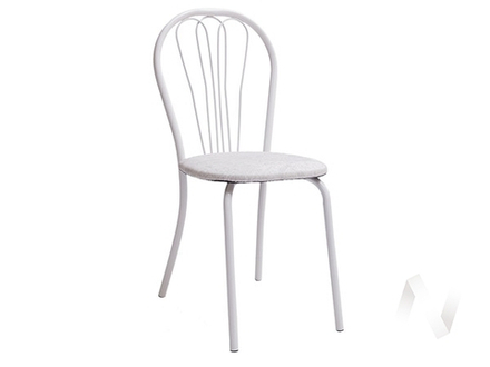 Стул Венеция 3 белый/кожзам бело-серый)