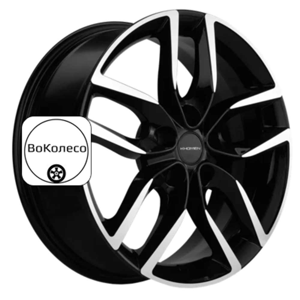 6,5x17/5x108 ET43 D65,1 KHW1708 (Dongfeng AX7/Evolute i-PRO) Black-FP Khomen Wheels