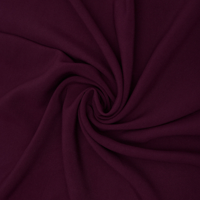 Ткань штапель однотон, 130 гр/м2, ш. 145 см, бордовый