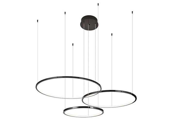 Подвесной светодиодный светильник Newport Loren 15103/S black glossy М0068827