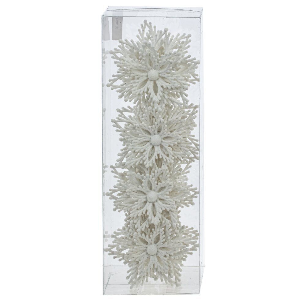 GAEM Набор из 8шт Украшение новогоднее "Снежинка", L28 W6 H9,5 см