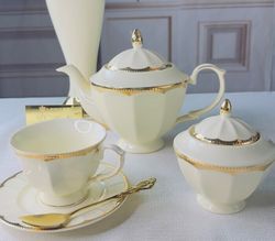 Lenardi 205-937 Чайный сервиз 14пр. 240 мл ИМПЕРИАЛ ЗОЛОТО в под.уп.(х3)Фарфор