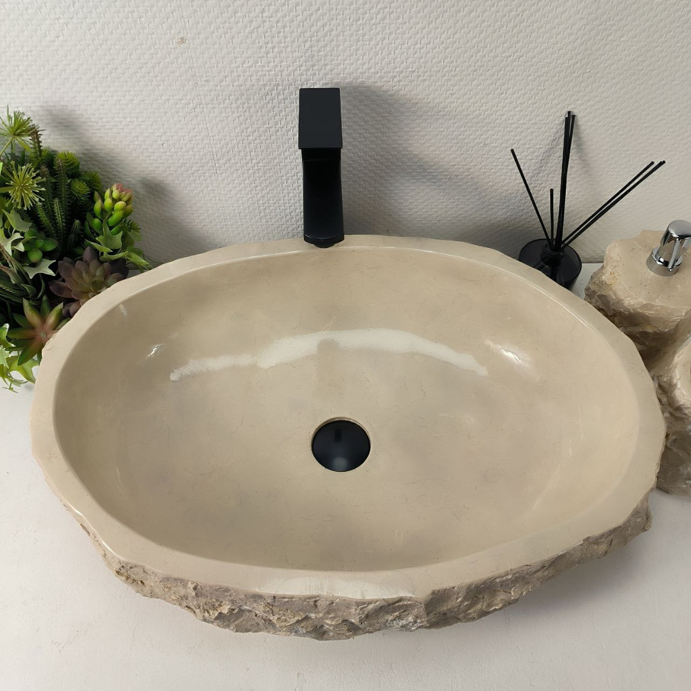 Раковина из мрамора Erozy Cream EM-64954 61*42*15 0879