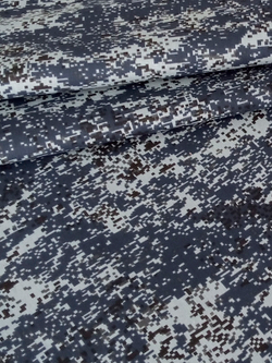 Ткань бязь плательная, рис. "Камуфляж пиксель", ширина 150 см, арт. 272