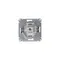Розетка компьютерная 1-м Glossa RJ45 кат.5E механизм антрацит SE GSL000781K