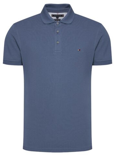 Теннисное поло Tommy Hilfiger Core 1985 Slim - Blue