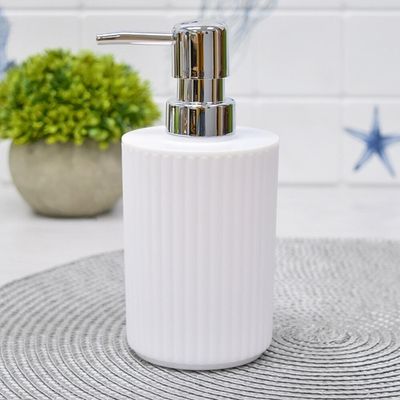 Дозатор для жидкого мыла 16,5*7,5см, белый, BZ-8276WH