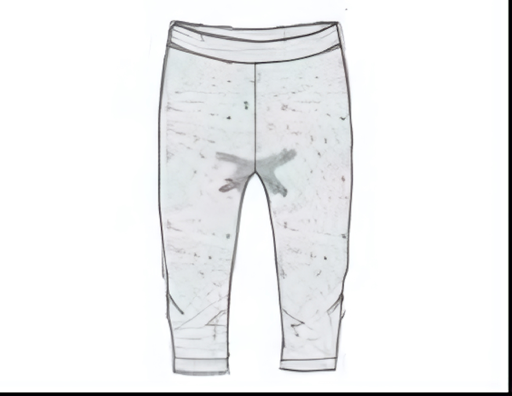 Бриджи меланж р.128 сер (Батик) 02589_BAT