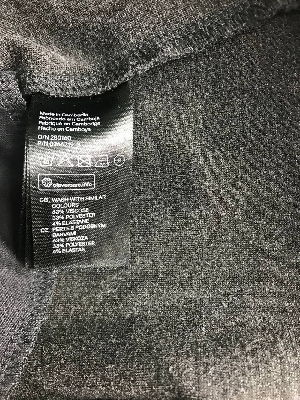 Платье H&M базовое, маркировка S, визуально на 44 размер