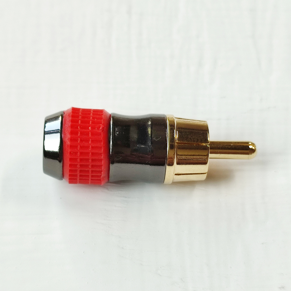 Разъём RCA Урал 01 для кабелей 6мм (4штуки)