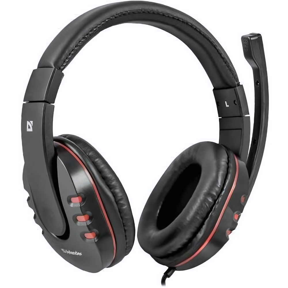 Гарнитура Defender HN-G160 Warhead, Игровая, стерео, (2,3 м) Black/Red