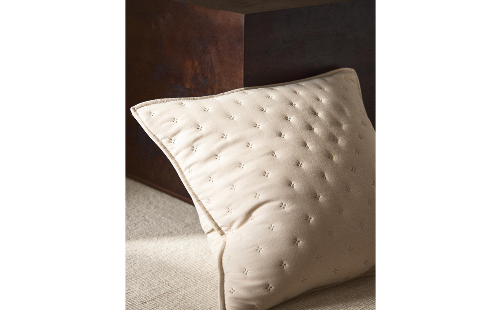 Zara Home наволочка декоративная из полиэстера, голубой, 50x50 см