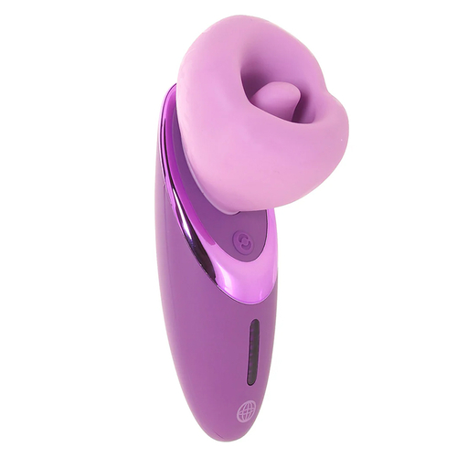 Вакуумный стимулятор с имитацией кунилингуса PipeDream Fantasy for Her Pleasure Sucker Purple 496912