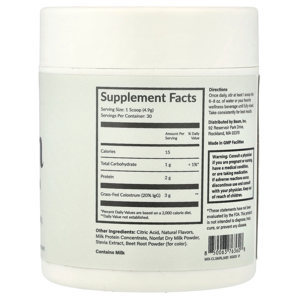 Beam, молозиво, малина и лимон, 147 г (5,18 унции)