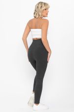 Лосины в рубчик утепленные НЬЮ (графит) Б14975-7М LT Collection