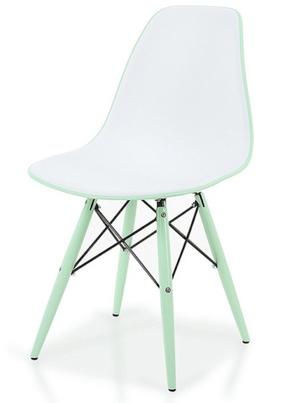 Стул ESF DC231A зеленый/белый