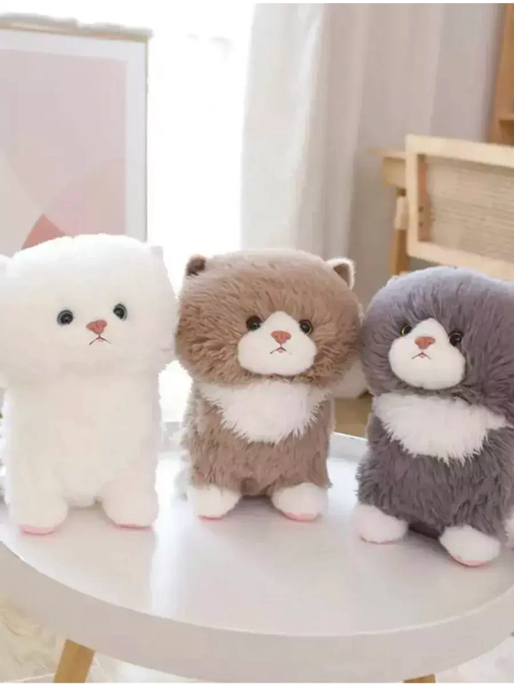 Мягкая игрушка кот пушистый 35 см