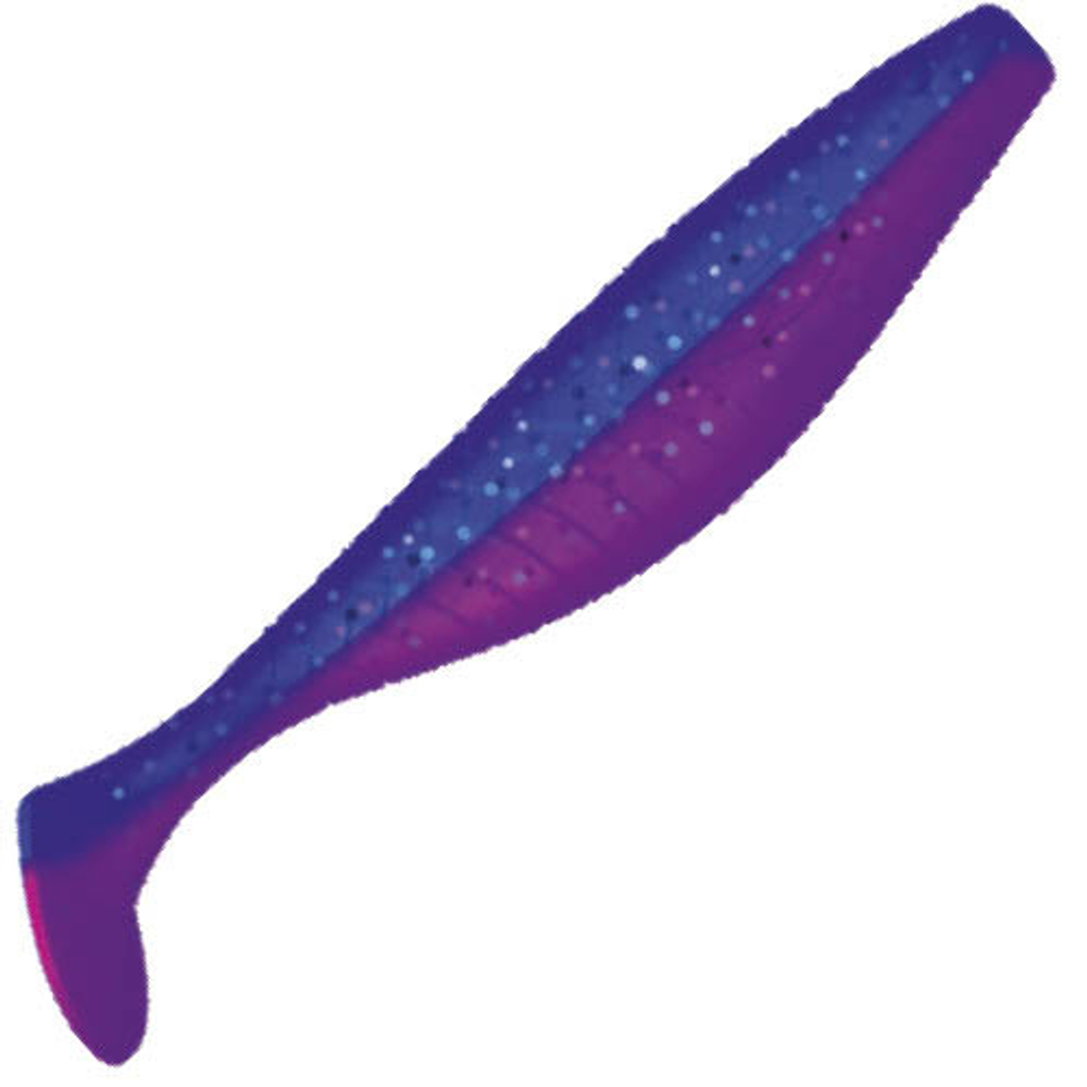 Приманка ZUB-PROVOCATOR 123мм(4,8")-5шт, (Цвет 408) синий верх - розовый низ