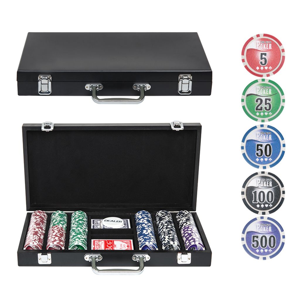 Набор для покера Wood на 300 фишек