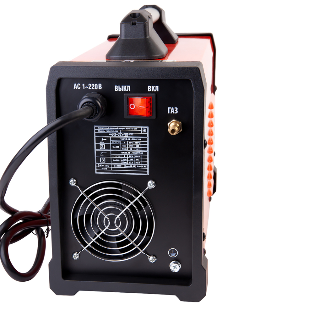 WDK TIG-200 Установка аргонодуговой сварки, 180A, TIG/MMA