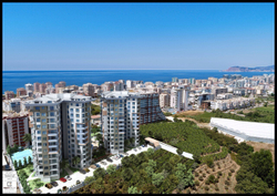 "Mahmutlar” Турция, Аланья, современный и очень популярный район Аланьи, всего 600 метров до моря, проект будет способствовать высокому уровню вашей жизни