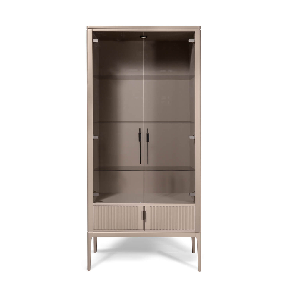 МИРАНО Шкаф-витрина ГМ 1632 (КАКАО)