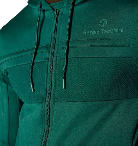 Куртка теннисная Sergio Tacchini Majong Hoodie Tracktop - smoke