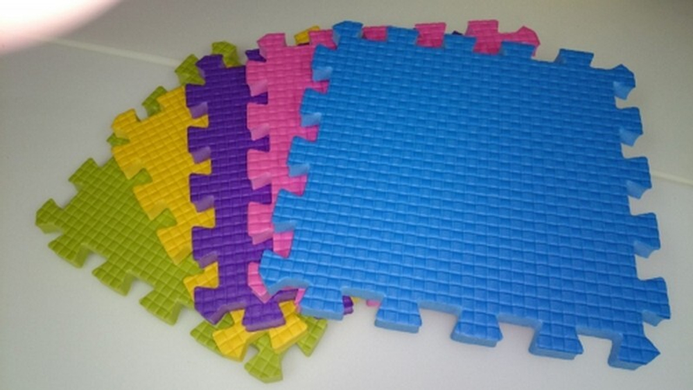 Будо-мат (татами) BABYPUZZ (1 плита 100x100x2,5см, 1кв.м./уп) "Розовый"