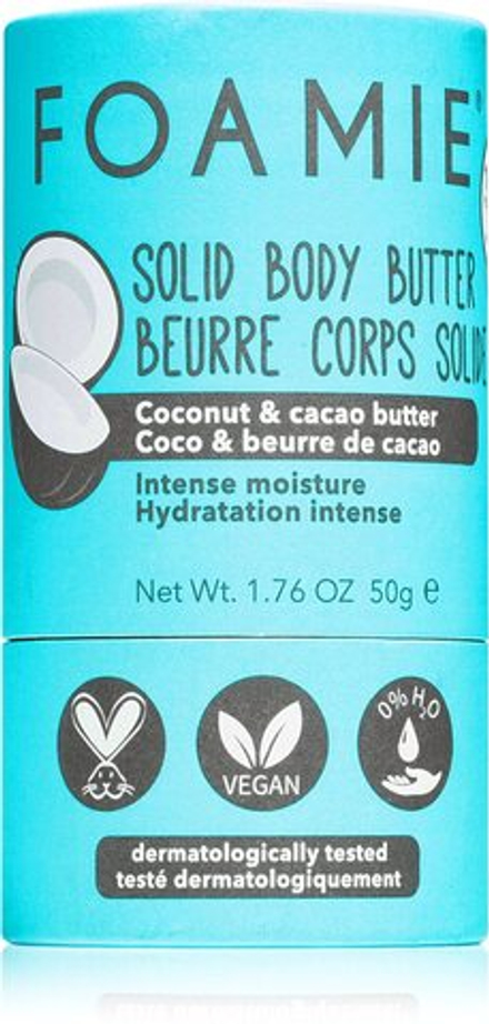 Foamie Shake Your Coconuts Solid Body Butter - масло для тела в кубике /   50  g  / GTIN 4063528013712