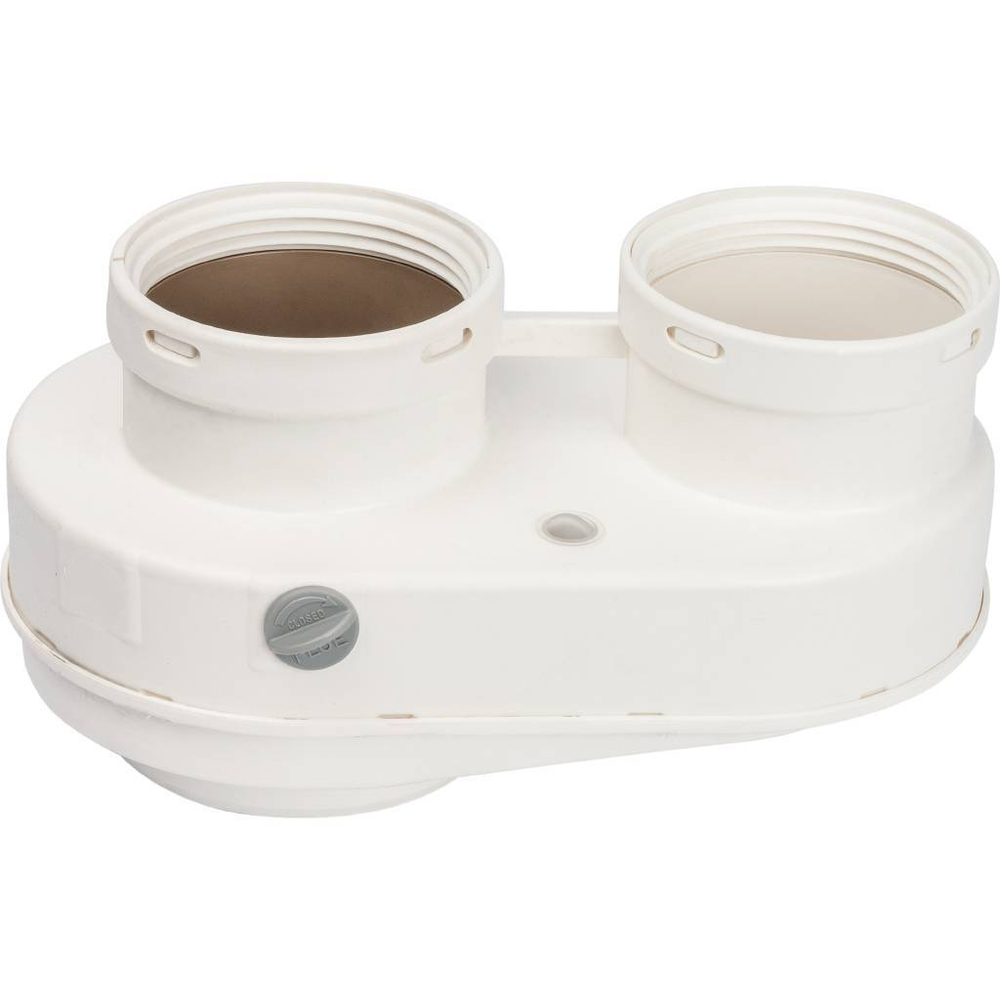 STOUT Элемент дымохода Ø80/80 адаптер для подкл. разд. труб (совместимый  Bosch (фланец ) PP-Ryton