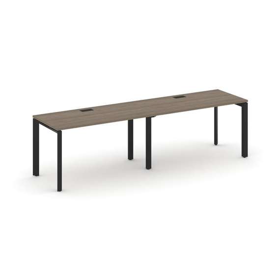 Style Project Рабочая станция односторонняя SN-59P.ORS-004 Вяз Благородный/Металл Черный/Черный Загл