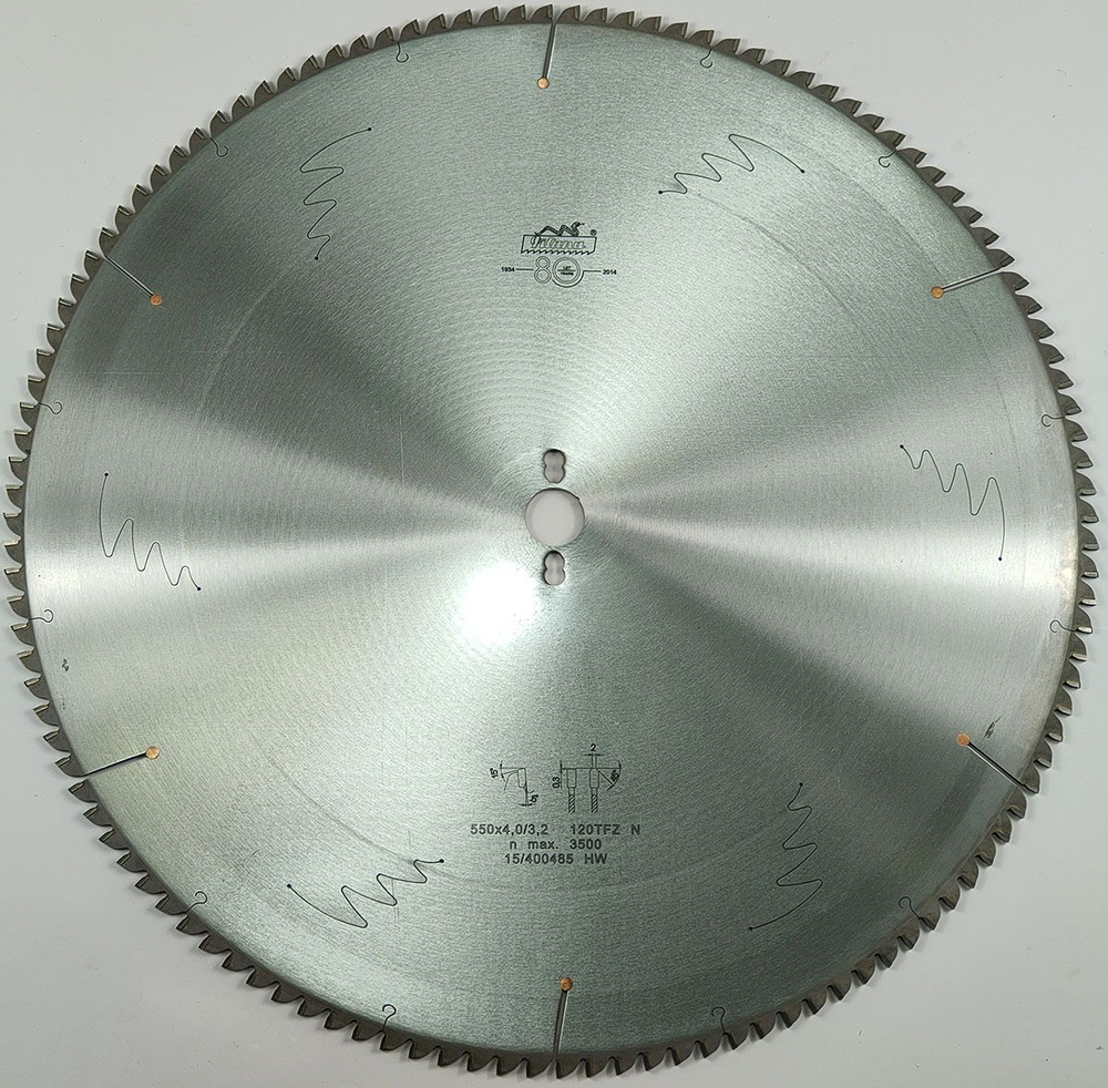 Пила дисковая TCT "Pilana" 550x4.0/3.2x30 z120 87 TFZ N