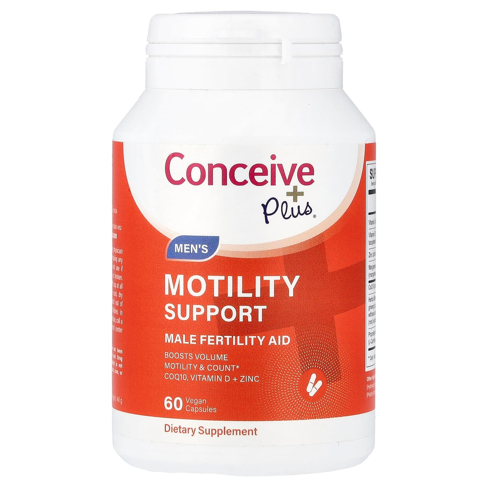 Conceive Plus, Поддержка мужской моторики, 60 вегетарианских капсул