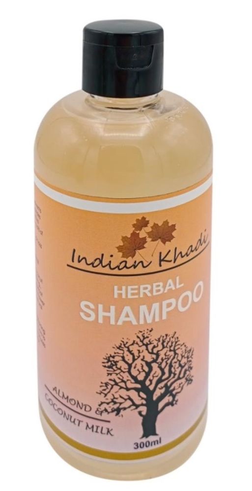 Indian Khadi шампунь для волос Almond &amp; Coconut Milk для чувствительной кожи головы 300 мл