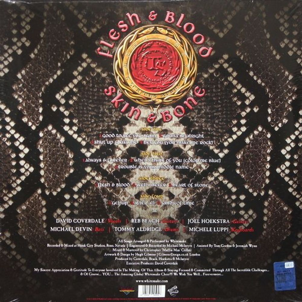 WHITESNAKE - Flesh & Blood (2LP Gatefold 180g)