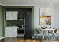 Кухонный гарнитур Пайн 1000 столешница 38 мм