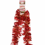 Мишура 2 м 6 см «Волшебные искры», Красный