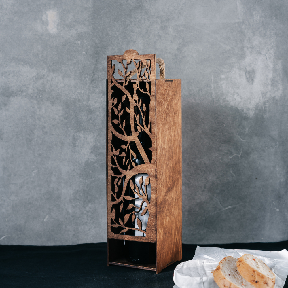 Подарочная коробка для бутылки "VILLAGE" PK3