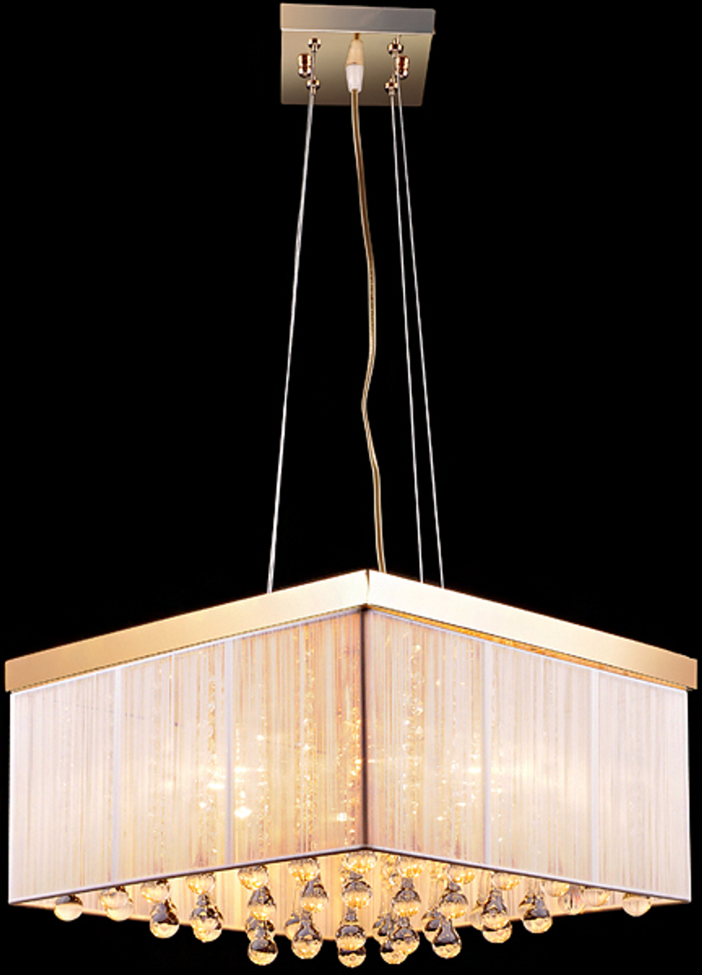 Люстра 3266/8 золото/белый