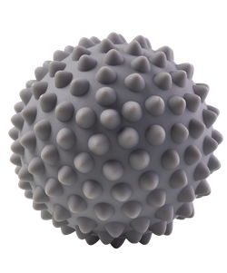 Мяч для МФР RB-201, 9 см, поливинилхлорид, массажный, серый