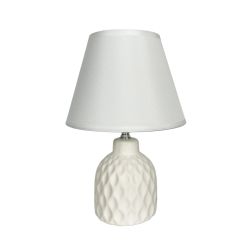 Настольная лампа Rivoli Muriel 7550-501 1 х Е14 40 Вт керамика белая с абажуром | Rivoli