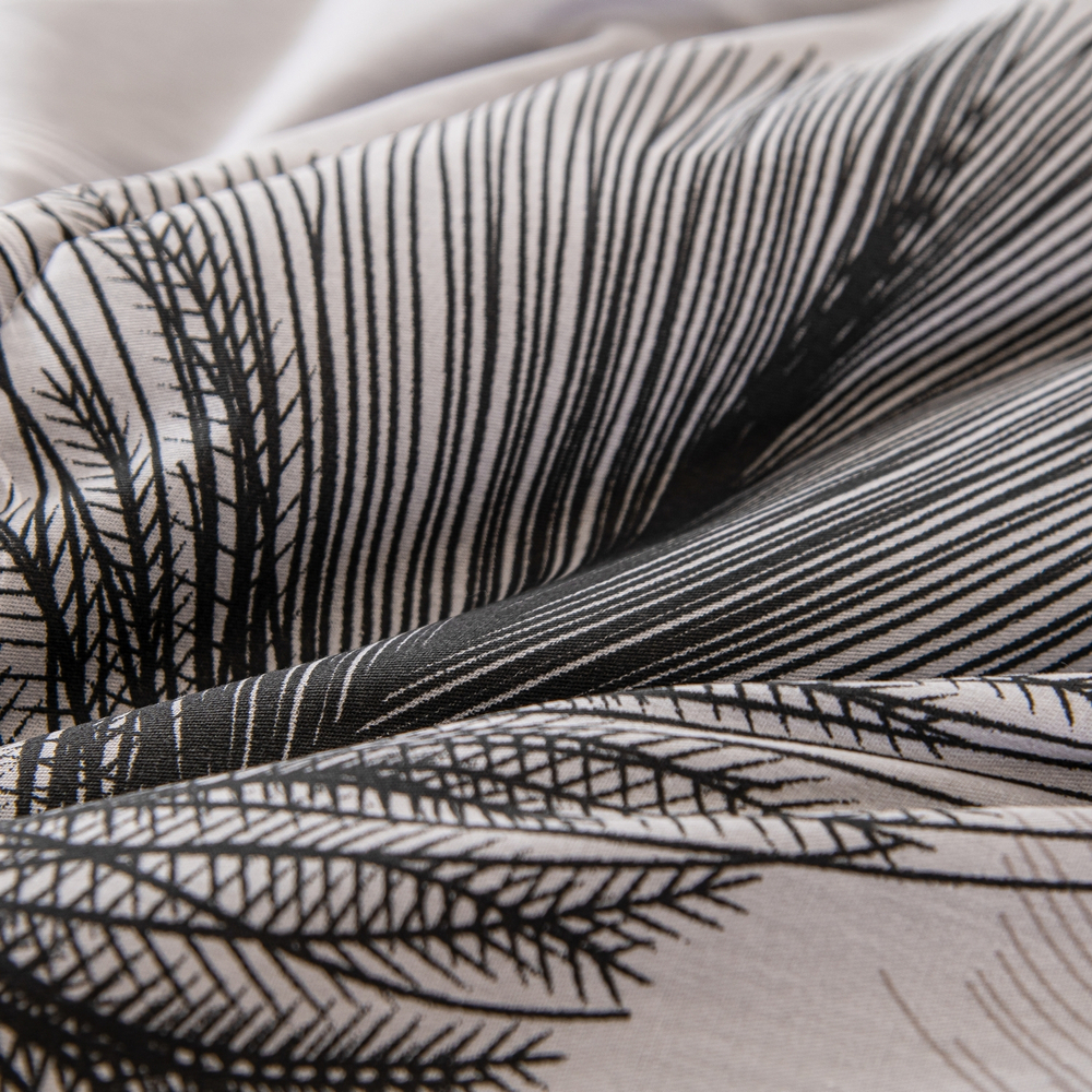 Комплект постельного белья Сатин с Одеялом 100% хлопок 160x80 на резинке OBR173