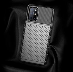 Черный противоударный чехол на смартфон OnePlus 8T, серия Onyx от Caseport