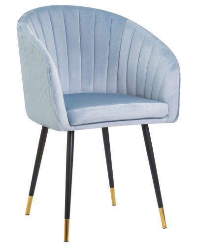 Стул обеденный MARY (серо-голубой велюр (1922-6))