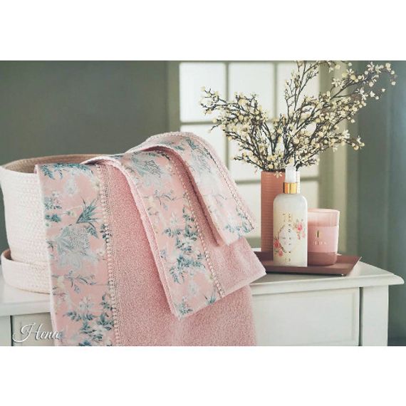 Набор полотенец Hena 2 предмета TIVOLYO HOME Турция