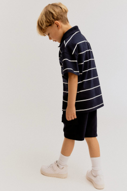 H&M Шорты-карго, темно-синий