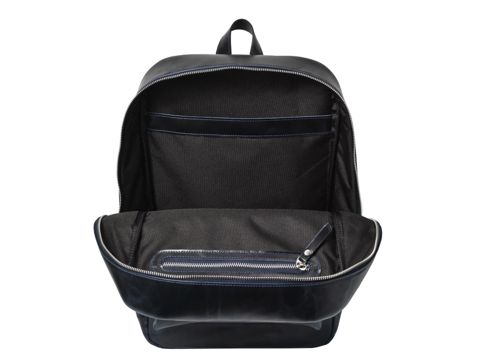 Рюкзак из натуральной кожи "Norvin Dark Blue"