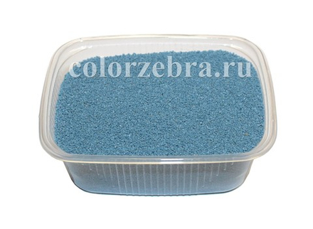 Голубой песок декоративный