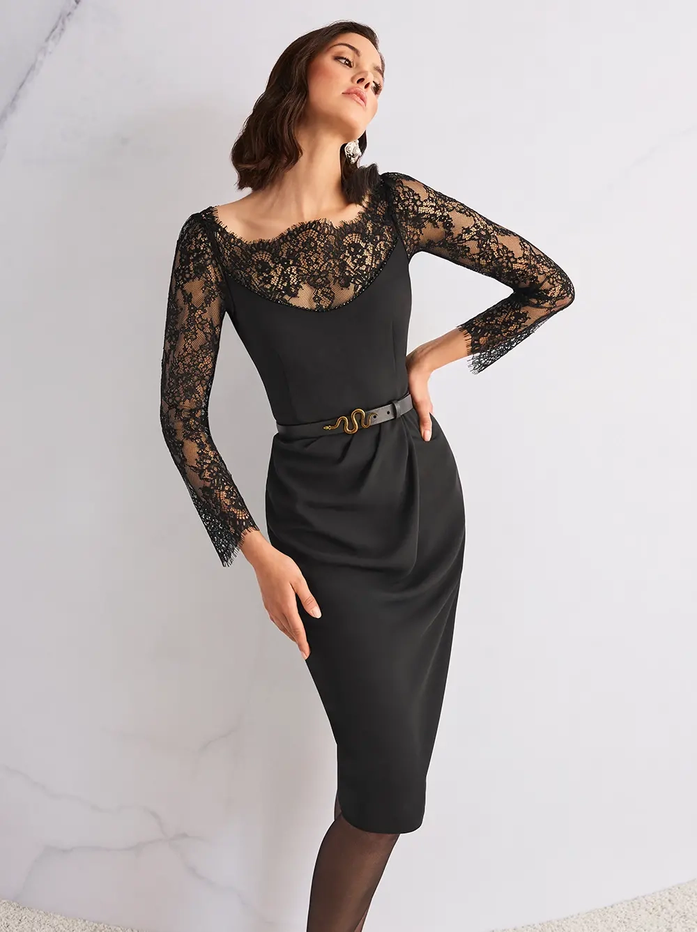 Платье из полиэстера